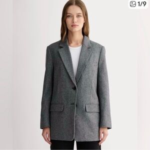 Everlane Oversized Women's Charcoal Blazer size 8